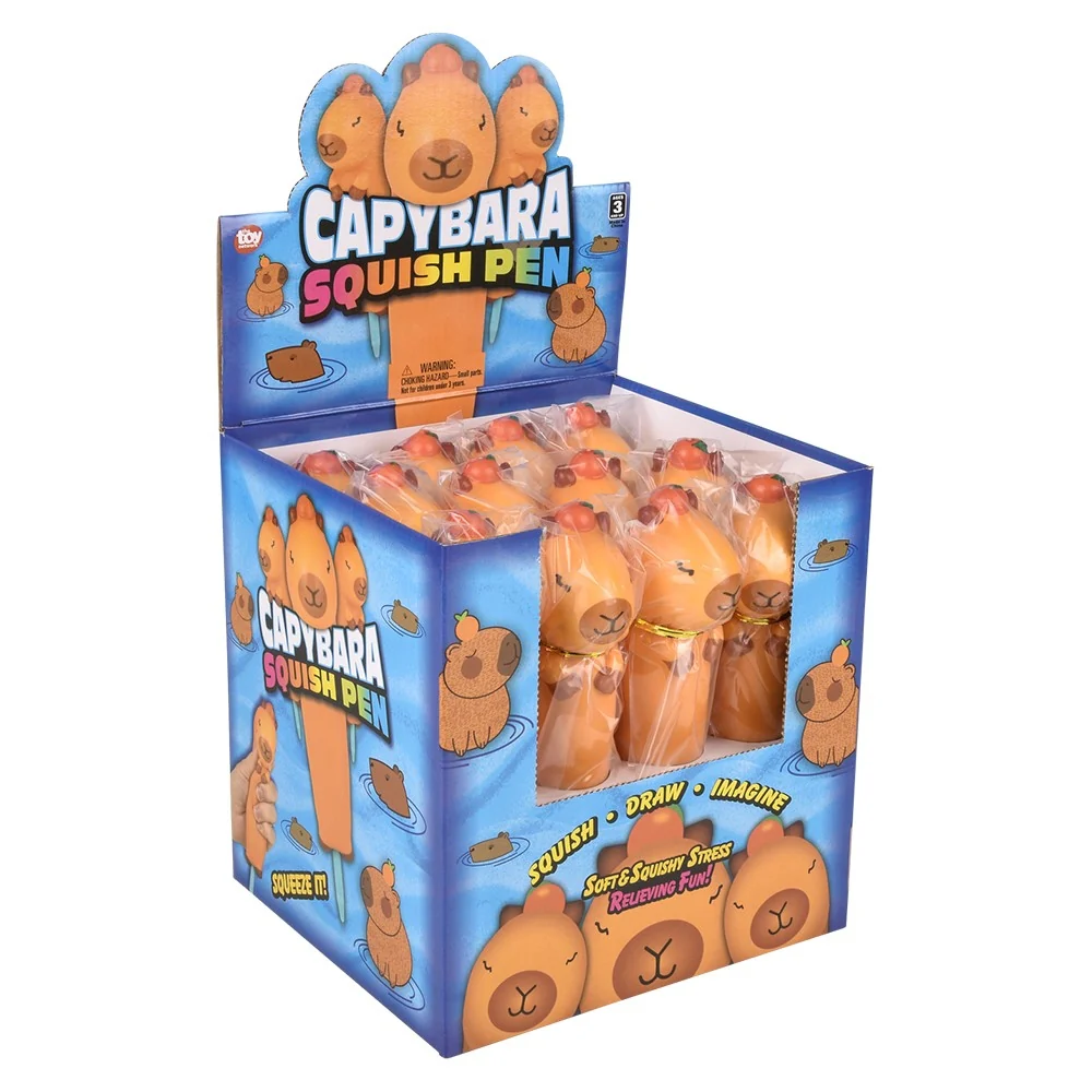 Squish Capybara Fidget Toy Pen - Image 6