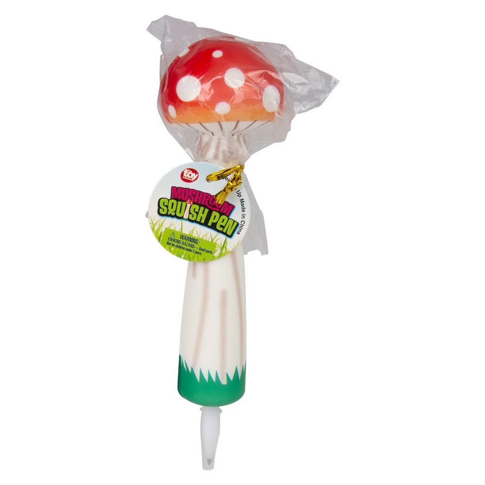 Squish Mushroom Fidget Toy Pen - Image 4