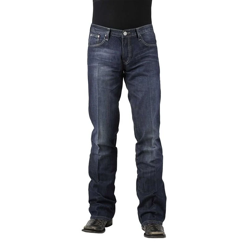 Stetson Mens 1014 Fit Semi-Dest Wash Jeans