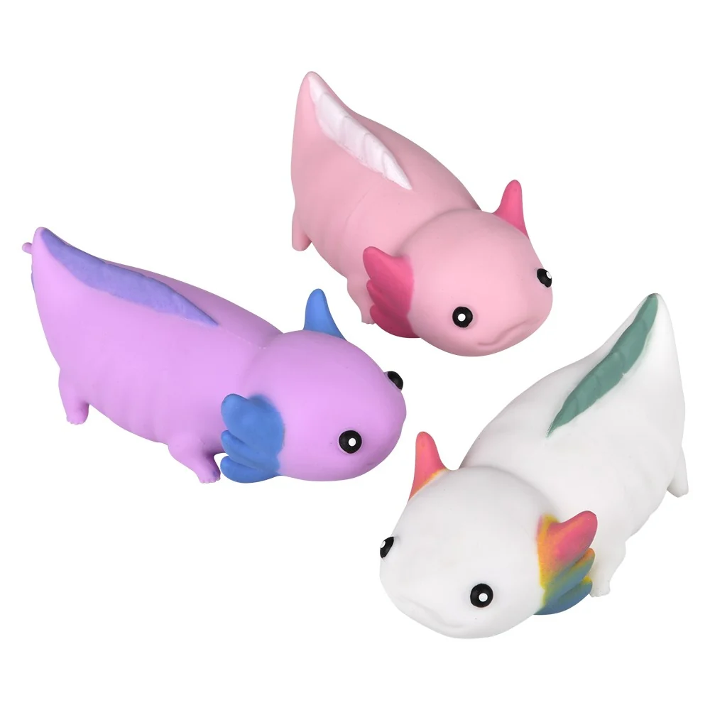 Stretch Squish Axolotl Fidget Toy - Image 2