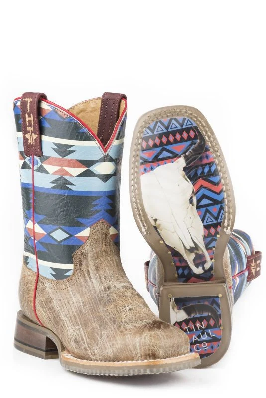 Tin Haul Big Kids Awesome Aztec Boots