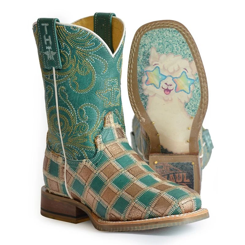 Tin Haul Childs No Problama Sole Sq Toe Boots