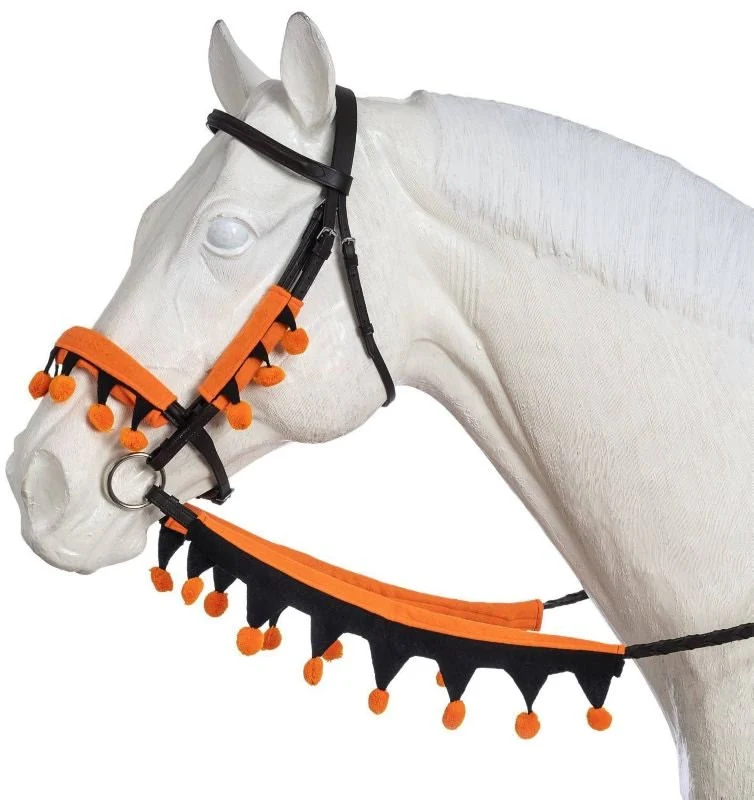 Tough1 Halloween Rein and Halter Set