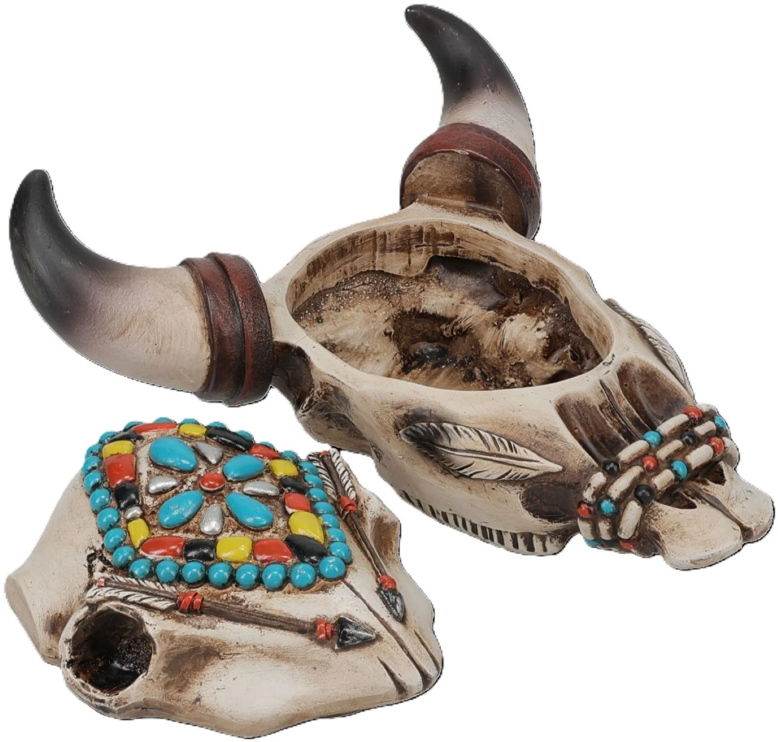 Tough1 Skull and Arrows Trinket Box - Image 3