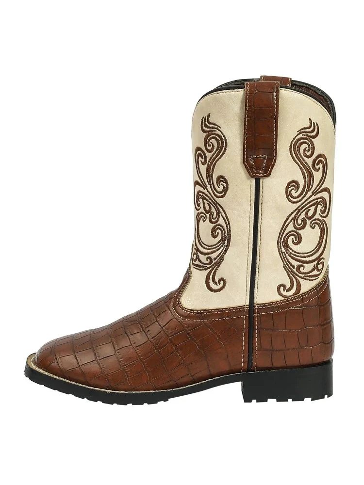 TuffRider Children's Shenandoah Rounded Toe Western Boots - Image 3