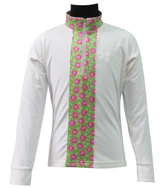 Tuffrider Kid Athena Equicool Riding Shirt L Brn - Image 10