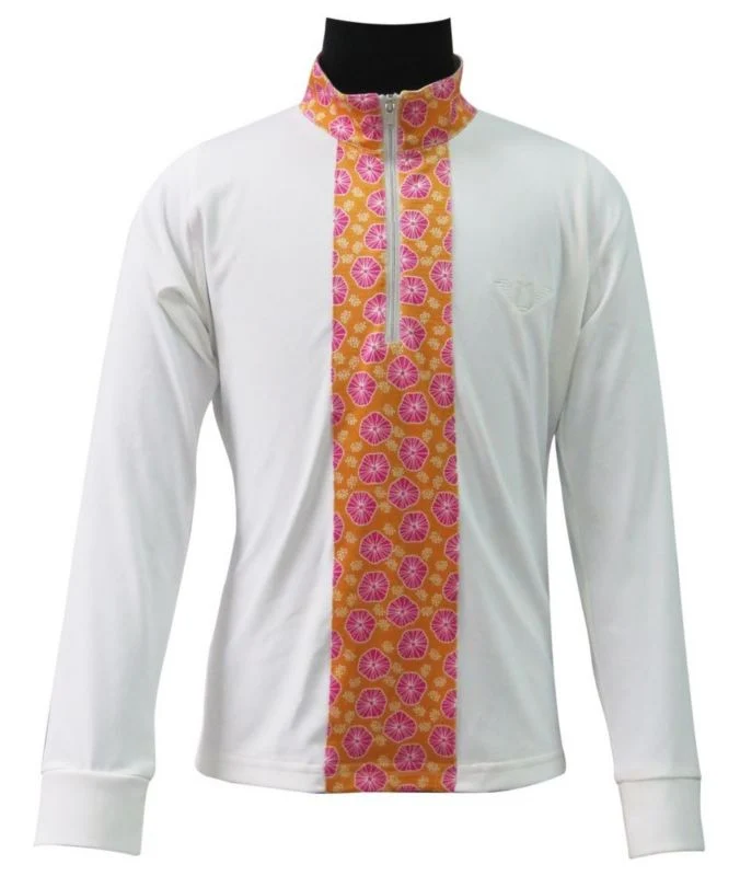 Tuffrider Kid Athena Equicool Riding Shirt L Brn - Image 3