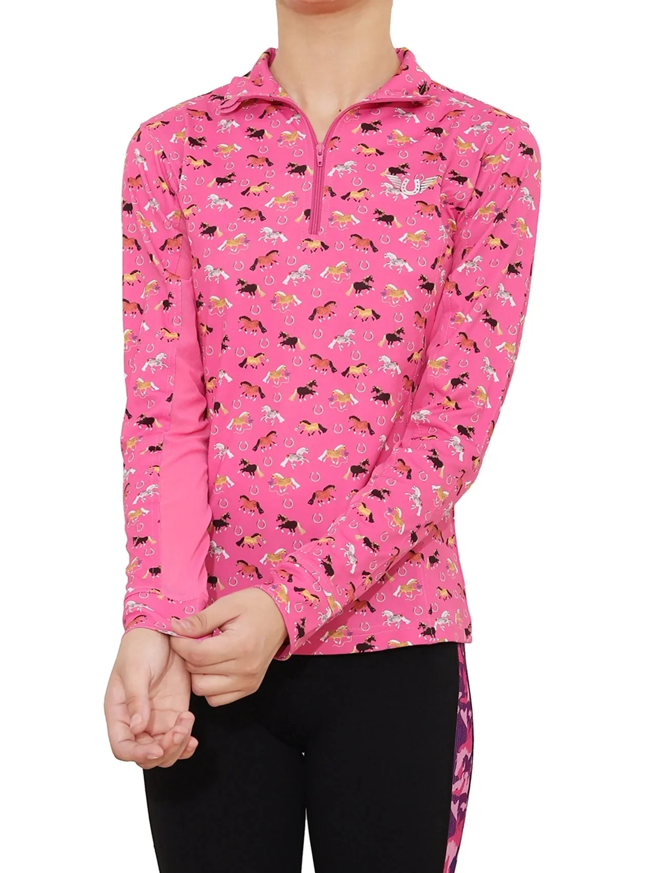 TuffRider Kids Puff Ponies Sport Shirt - Image 3