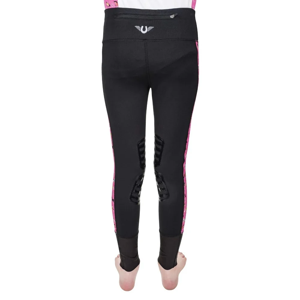 TuffRider Kids Puff Ponies Tights - Image 3