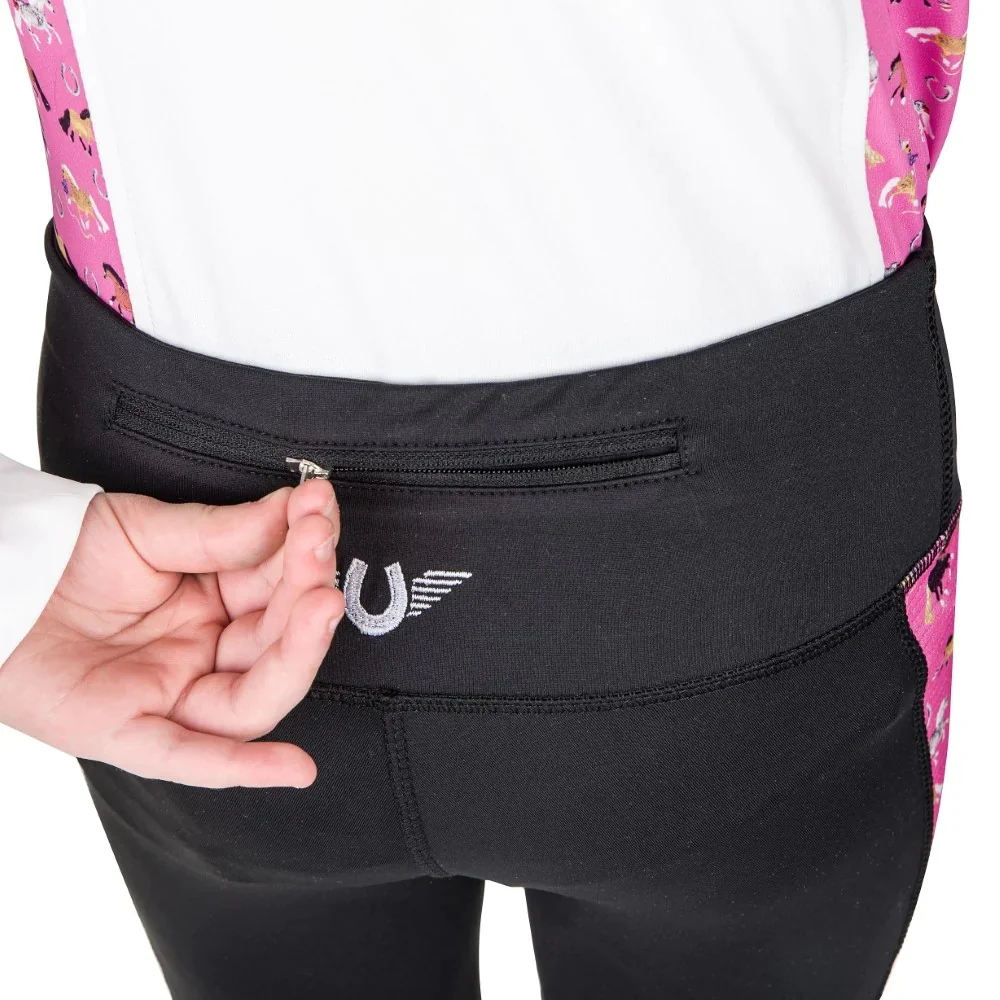 TuffRider Kids Puff Ponies Tights - Image 4