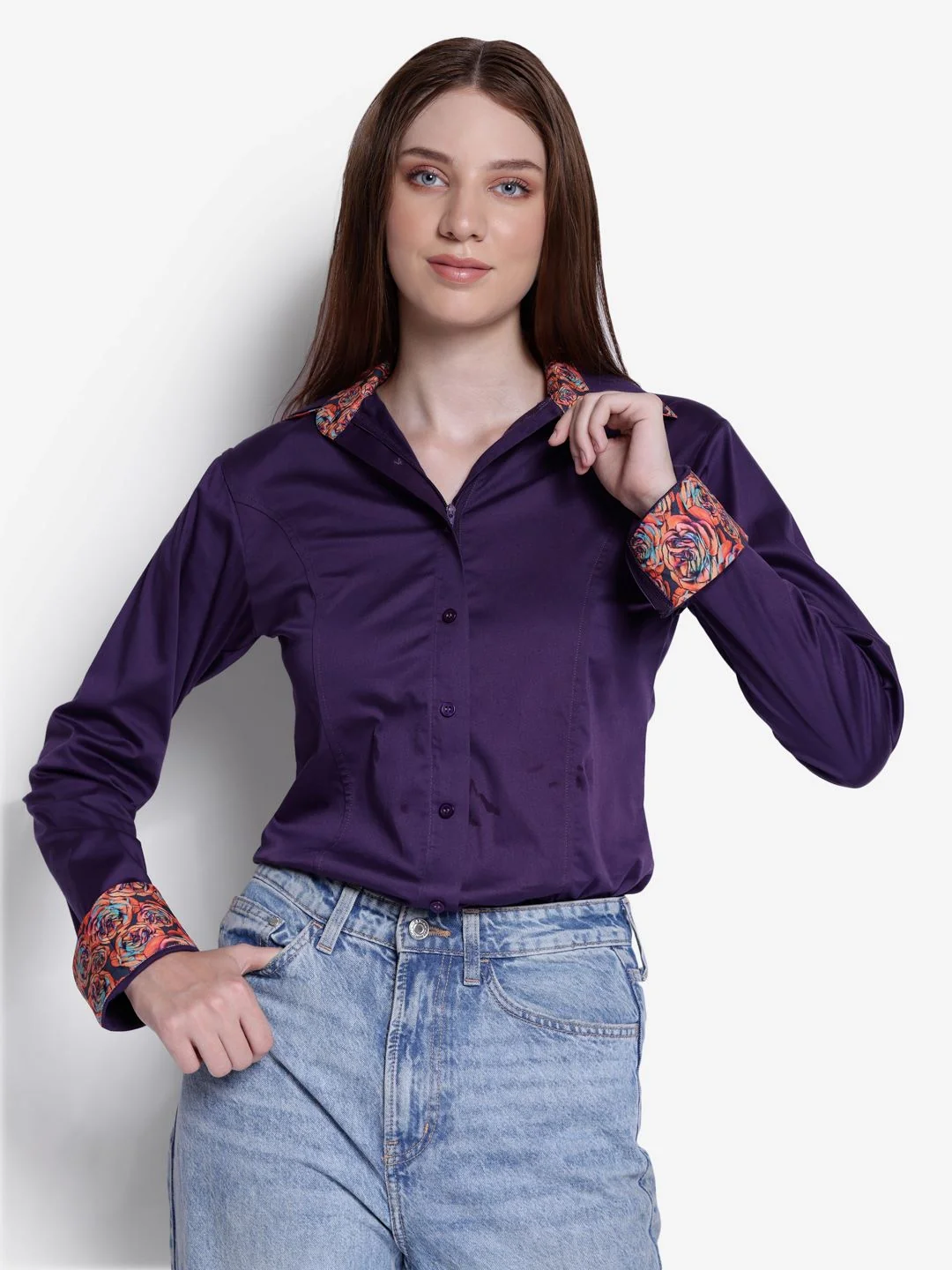 TuffRider Ladies ADEY Double Collar Shirt - Image 3