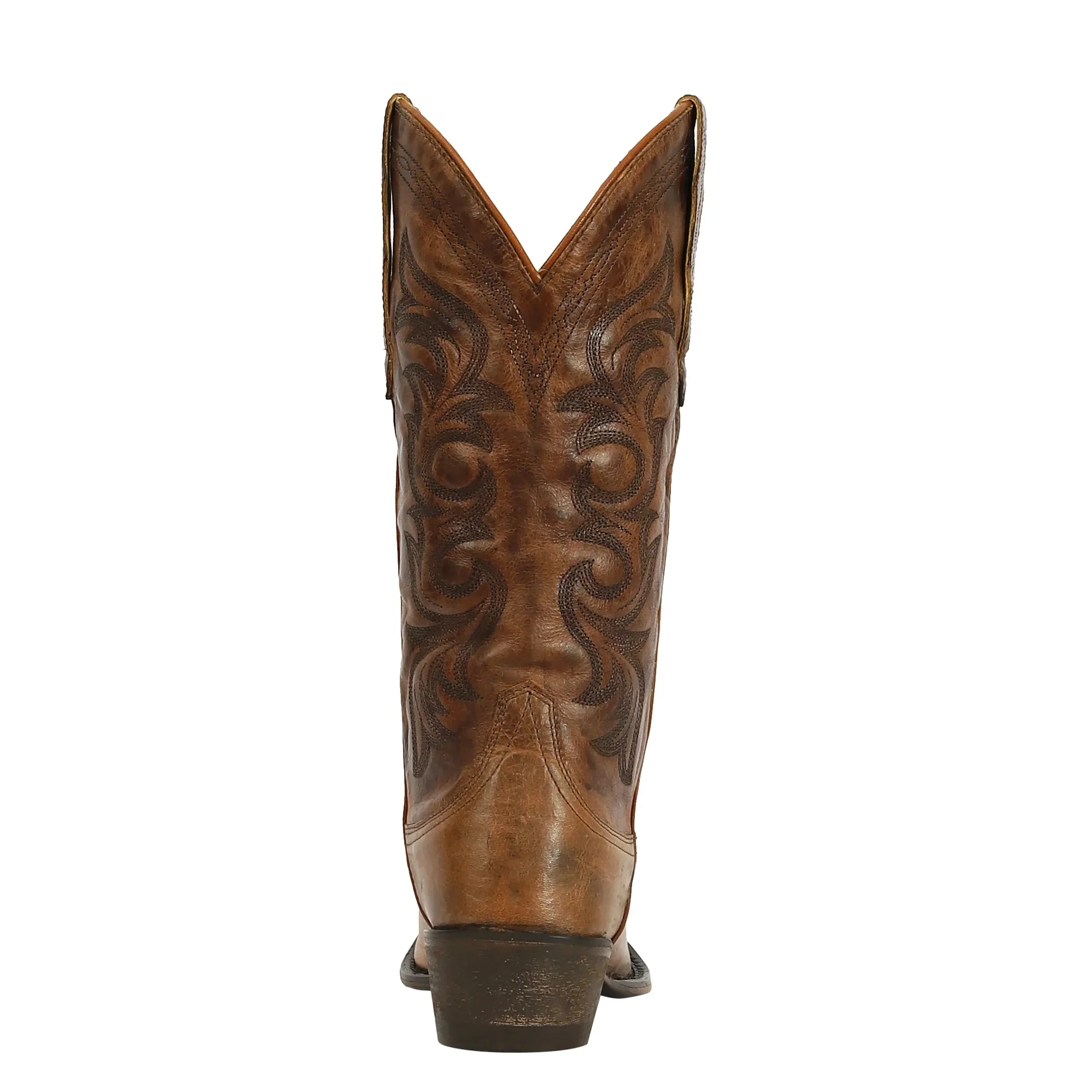 TuffRider Ladies Cowtown Mid Height Embroidered Leather Snip Toe Western Boots - Image 8
