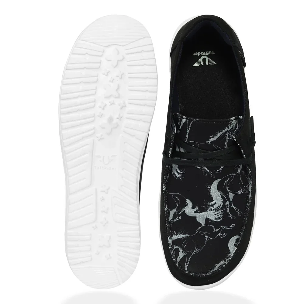 TuffRider Ladies Linear Horses Sneakers - Image 4
