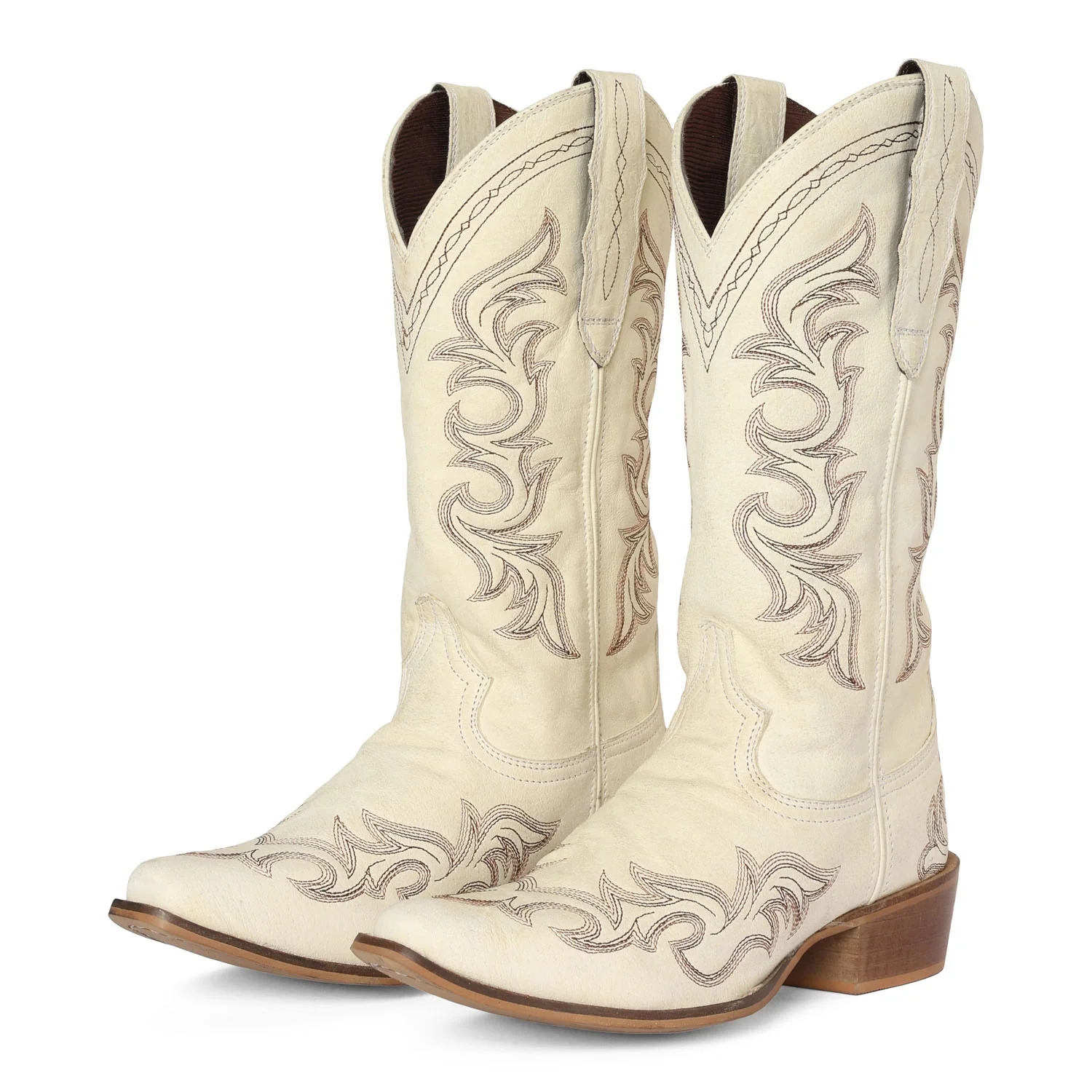 TuffRider Ladies Snip Toe Paris Embroidered Western Boots - Image 2