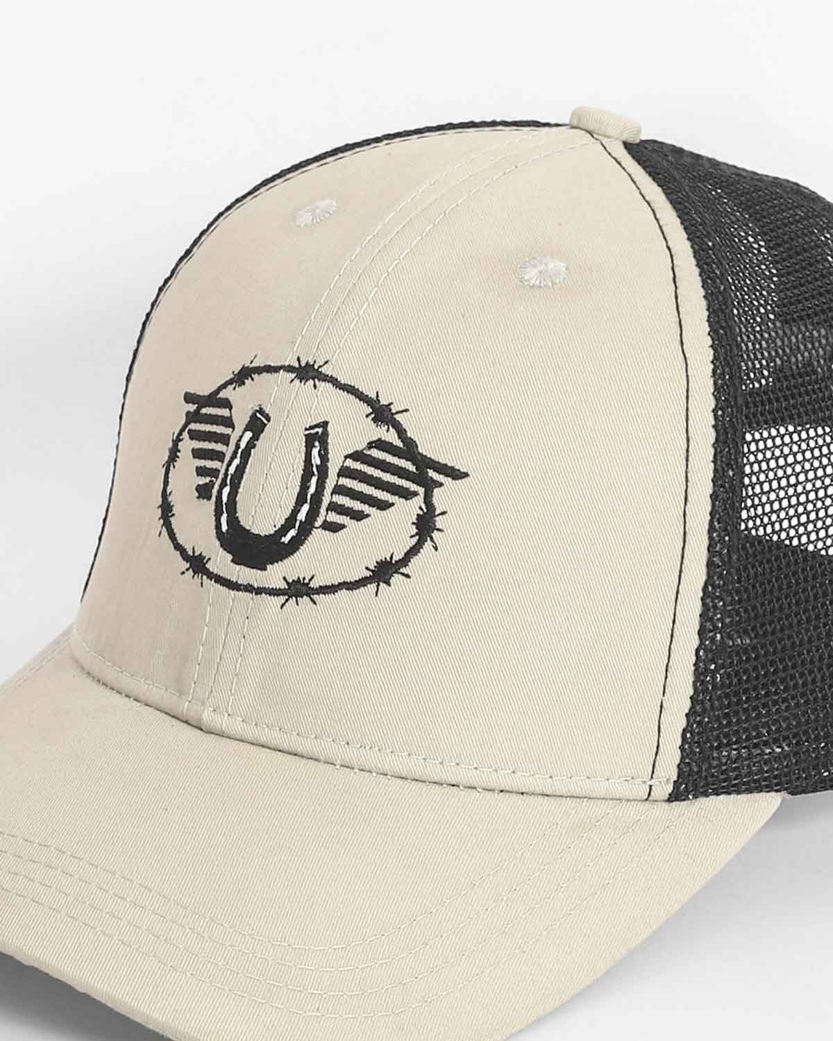 TuffRider Mens Barbed Wire Mesh Back Ball Cap - Image 4