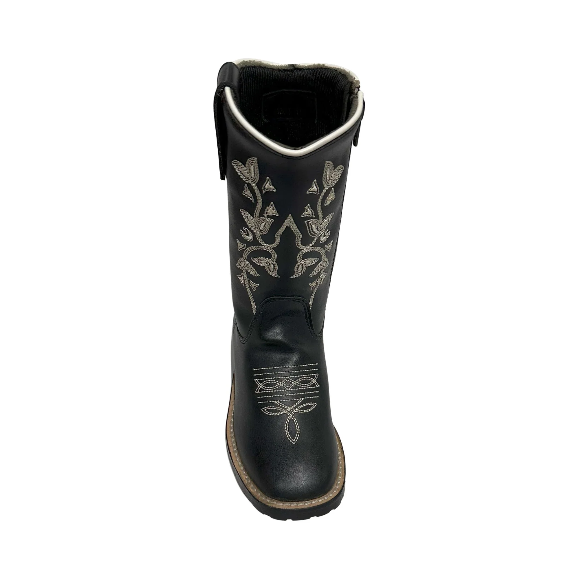 TuffRider Toddler Black Floral Western Boots - Image 5