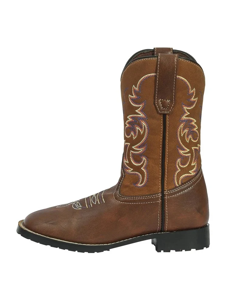 TuffRider Youth Kings Canyon Rounded Toe Western Boots - Image 4