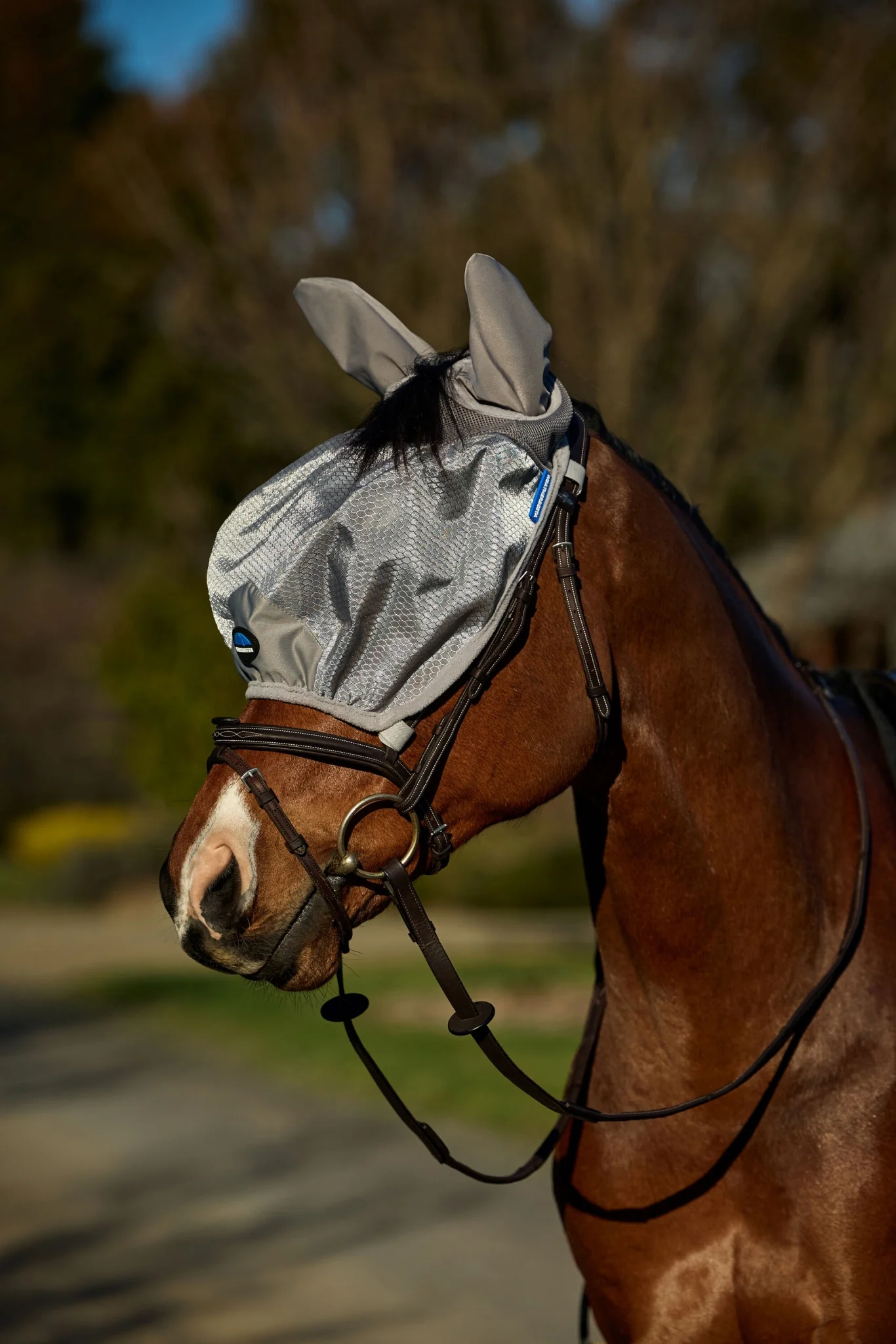 Weatherbeeta ComFiTec Hexi Shield Ride On Fly Mask - Image 2