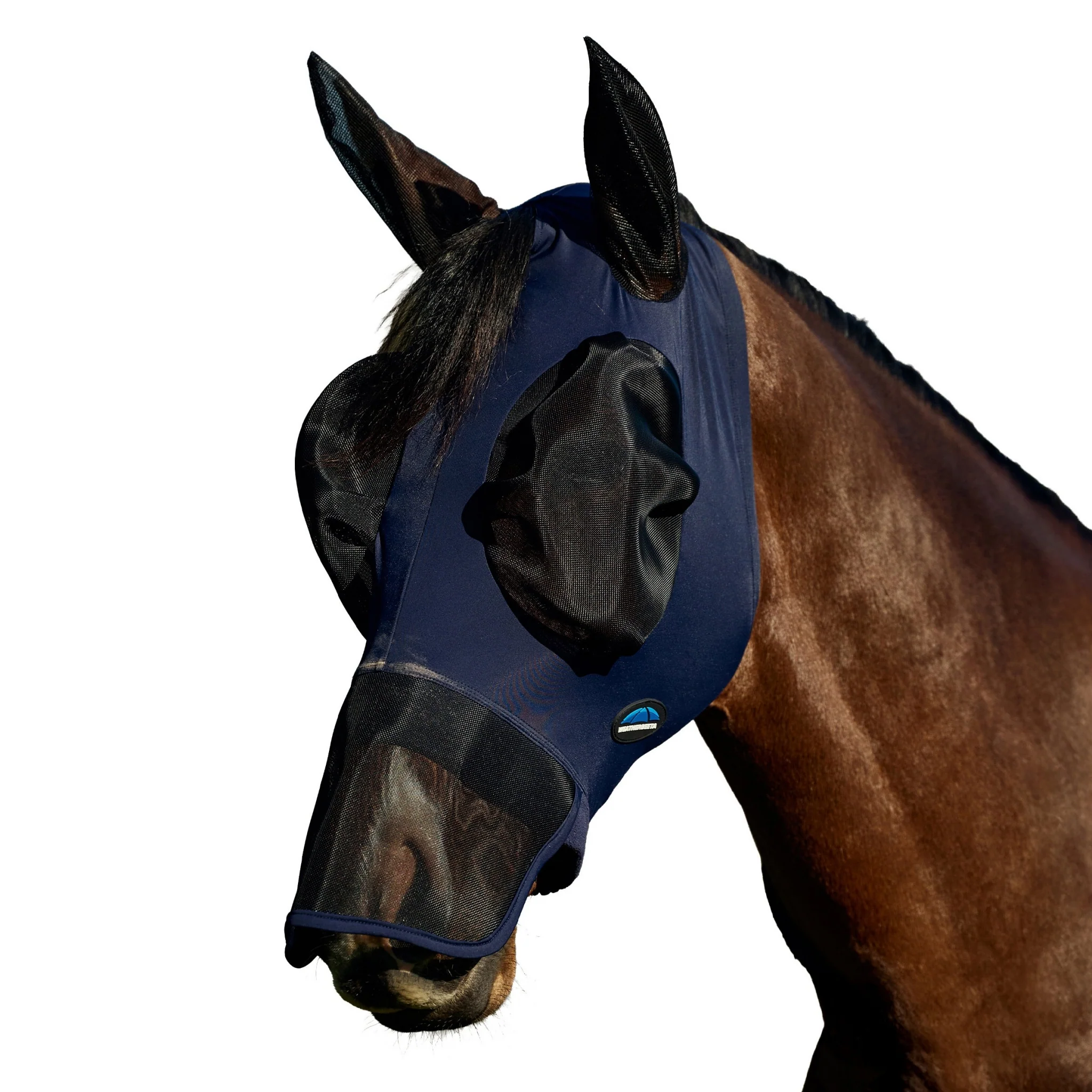 Weatherbeeta ComFiTec Luxe Stretch Fly Mask with Ears & Nose - Image 2