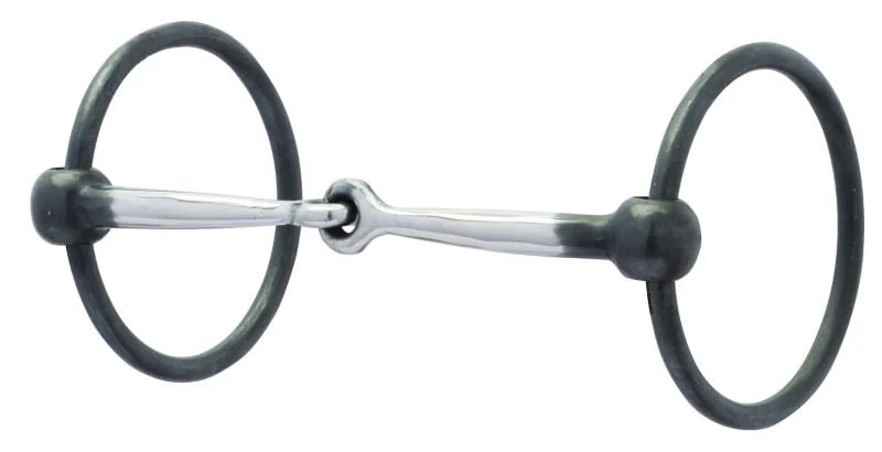 Weaver Ring Snaffle Bit Snaffle Mouth 5 Black