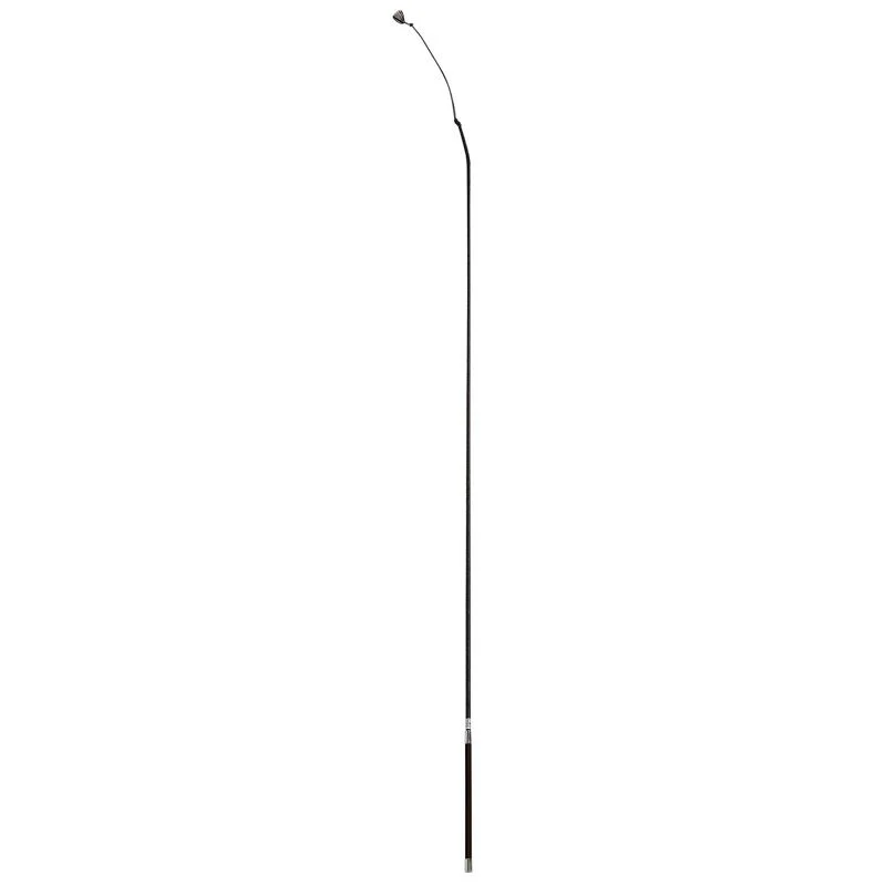 Wonder Driving Whip With Leather Handle 5Ft Black