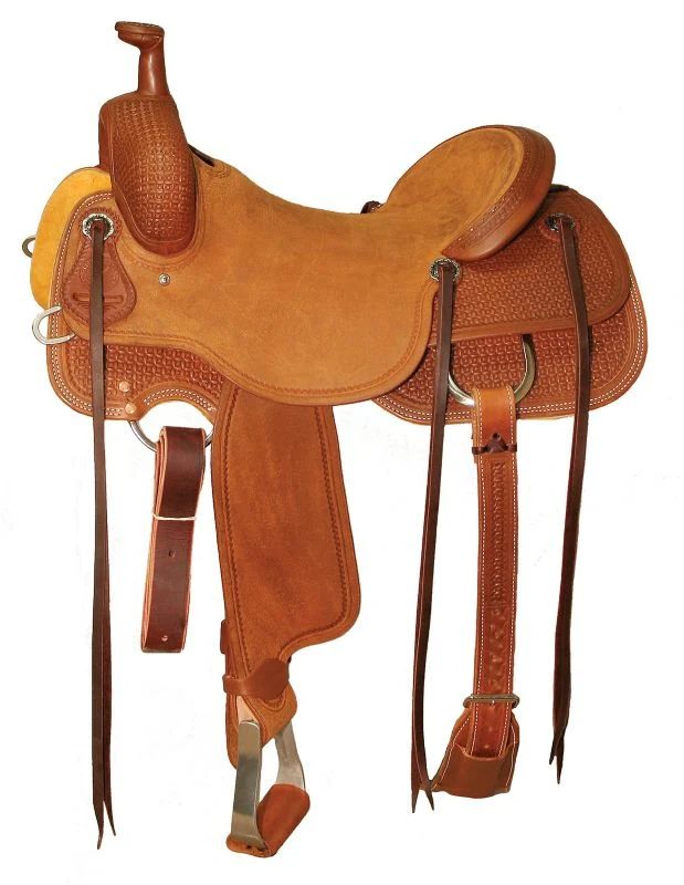 XP Dodge Ranch Sorter Cowhorse Saddle 15.5 R Brn - Image 2