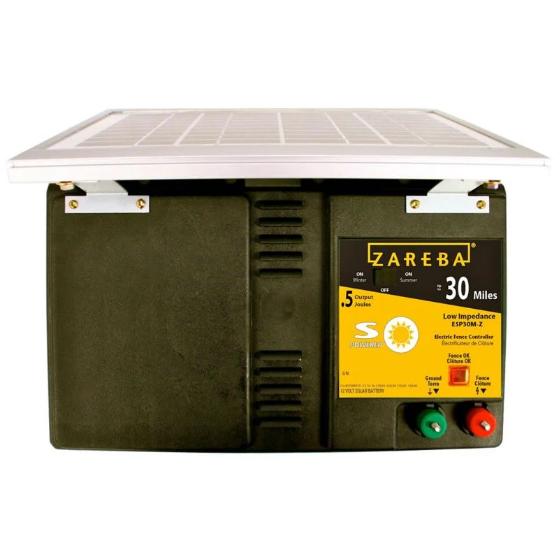 Zareba 30 Mile Solar Powered Low Impedance Charger